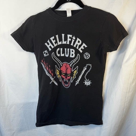 Netflix Other - Stranger Things Hellfire Club Tee Size S
